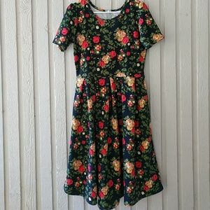 Floral LuLaRoe Amelia L